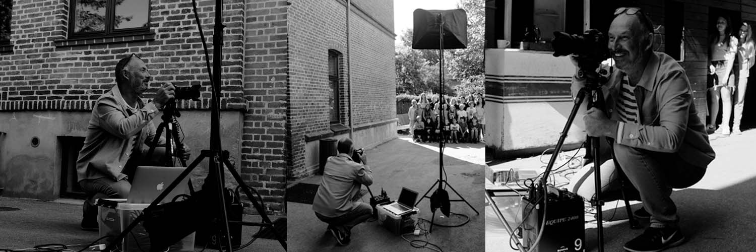 På optagelse med Skolefoto Koebenhavn